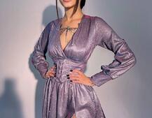 Блискуча сукня з корсетом Блискуча сукня з корсетом | PUSHKA SHOP