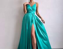 Атласна сукня максі  | PUSHKA SHOP