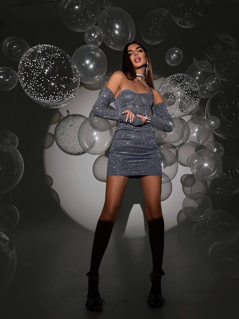 Сяюча корсетна сукня бюстьє Сяюча корсетна сукня бюстьє | PUSHKA SHOP