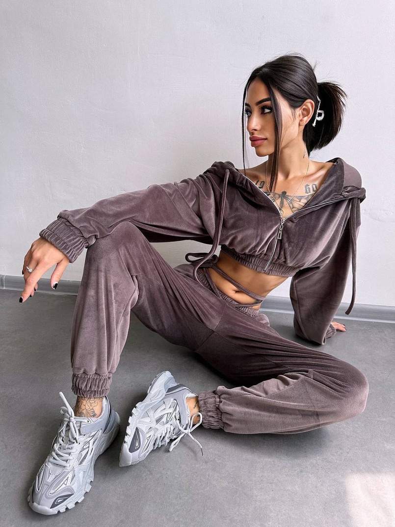 Велюровий комплект  | PUSHKA SHOP