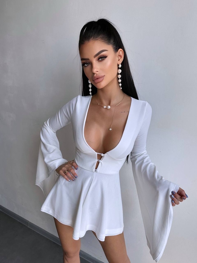 Ромпер з розкльошеними рукавами Ромпер з розкльошеними рукавами | PUSHKA SHOP