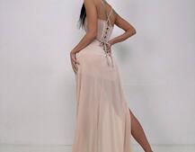 Комплект: корсет декорований стразами + спідниця максі Комплект: корсет декорований стразами + спідниця максі | PUSHKA SHOP