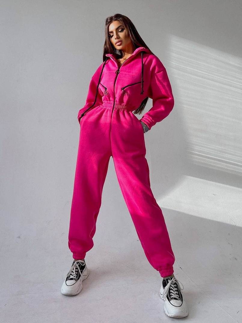 Тёплый комбинезон на молнии  Тёплый комбинезон на молнии  | PUSHKA SHOP