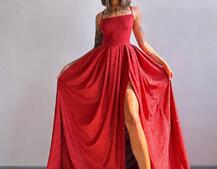 Сяюча сукня максі зі шнурівкою на спинці Сяюча сукня максі зі шнурівкою на спинці | PUSHKA SHOP