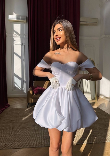 Комплект : корсет  з чашечками+ спідниця балон  | PUSHKA SHOP