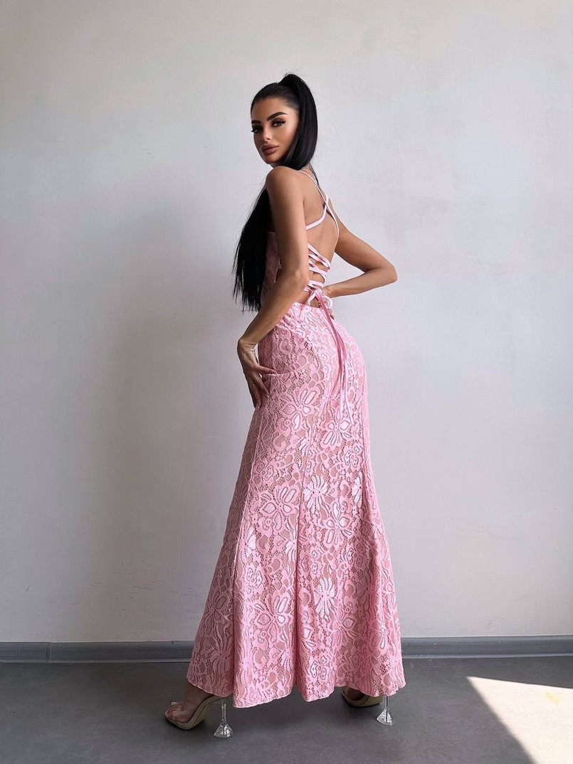 Мереживна сукня максі   | PUSHKA SHOP