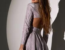 Блискуча сукня з відкритою  спинкою Блискуча сукня з відкритою  спинкою | PUSHKA SHOP