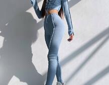 Комплект: топ зі шнурівкою на грудях + легінси Комплект: топ зі шнурівкою на грудях + легінси | PUSHKA SHOP