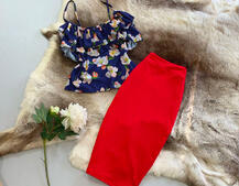 Цветочная топ-майка Цветочная топ-майка | PUSHKA SHOP