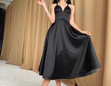 Платье-миди с корсетным верхом  | PUSHKA SHOP