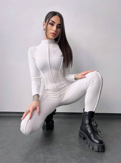 Трикотажний комбінезон у стилі «Печворк» Трикотажний комбінезон у стилі «Печворк» | PUSHKA SHOP