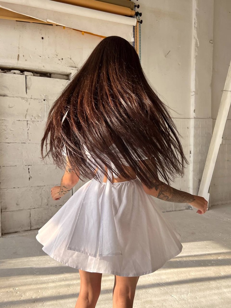 Лляна сукня з корсетною вставкою Лляна сукня з корсетною вставкою | PUSHKA SHOP