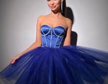 Комплект: корсет, декорований стразами  +  пишна фатинова спідниця | PUSHKA SHOP