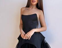 Атласна корсетна сукня  Атласна корсетна сукня  | PUSHKA SHOP