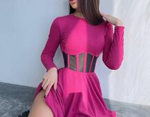 Приталена сукня з корсетною вставкою та спідницею-сонцем Приталена сукня з корсетною вставкою та спідницею-сонцем | PUSHKA SHOP