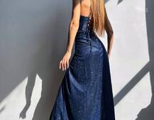 Сяючий комплект: корсет + спідниця максі | PUSHKA SHOP