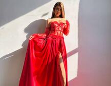 Комплект : мереживий корсет   + спідниця максі | PUSHKA SHOP