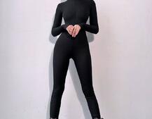 Облягаючий трикотажний комбінезон  Облягаючий трикотажний комбінезон  | PUSHKA SHOP