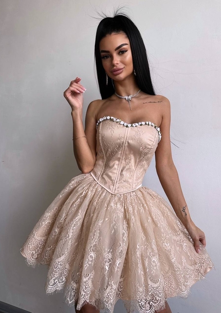 Романтичний комплект із корсета та мереживної спідниці ✨ | PUSHKA SHOP