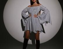 Сяючий комплект: сукня + корсет Сяючий комплект: сукня + корсет | PUSHKA SHOP