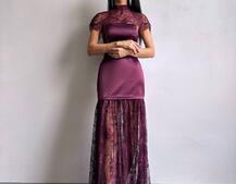 Елегантна сукня максі з мереживом Елегантна сукня максі з мереживом | PUSHKA SHOP