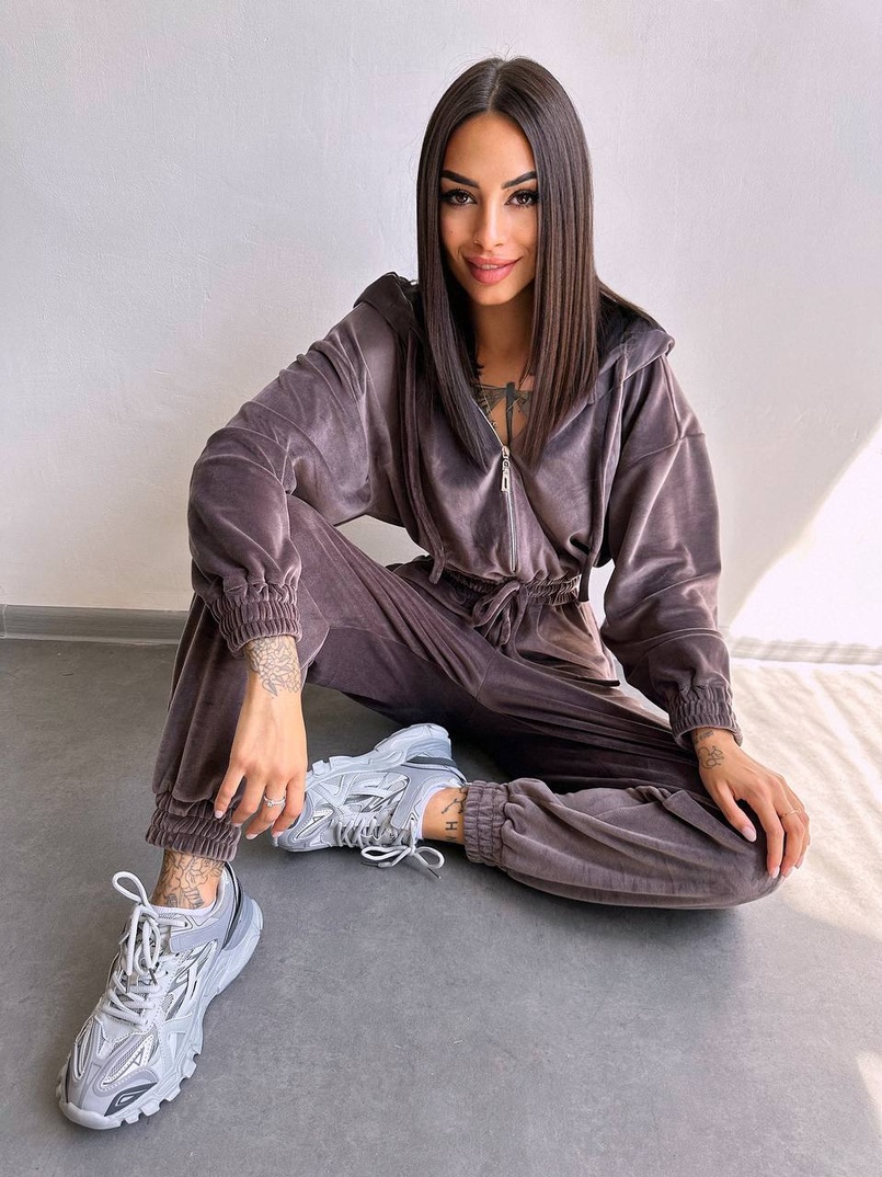 Велюровий комбінезон   | PUSHKA SHOP