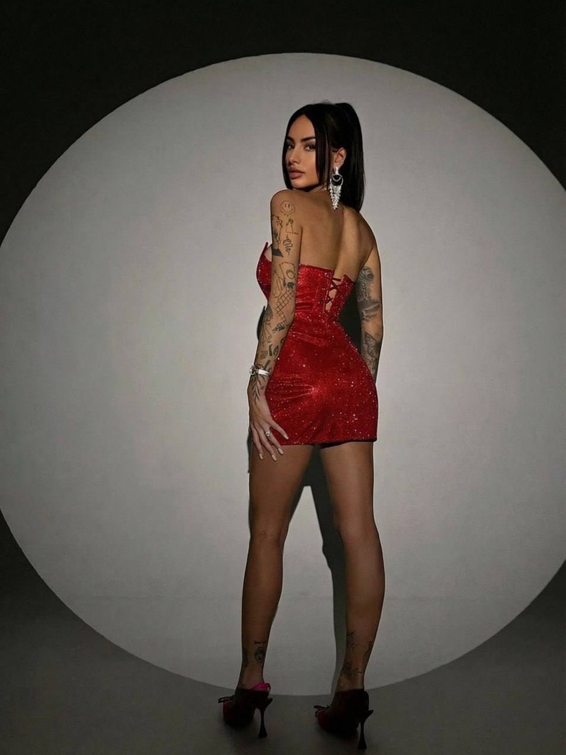 Сяюча корсетна  сукня міні  | PUSHKA SHOP