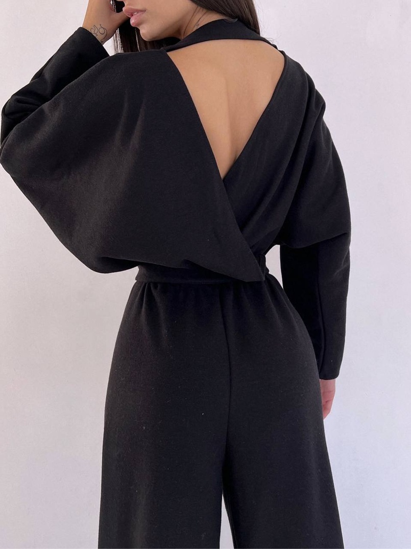 Комбінезон із широкими брюками з ангори Комбінезон із широкими брюками з ангори | PUSHKA SHOP