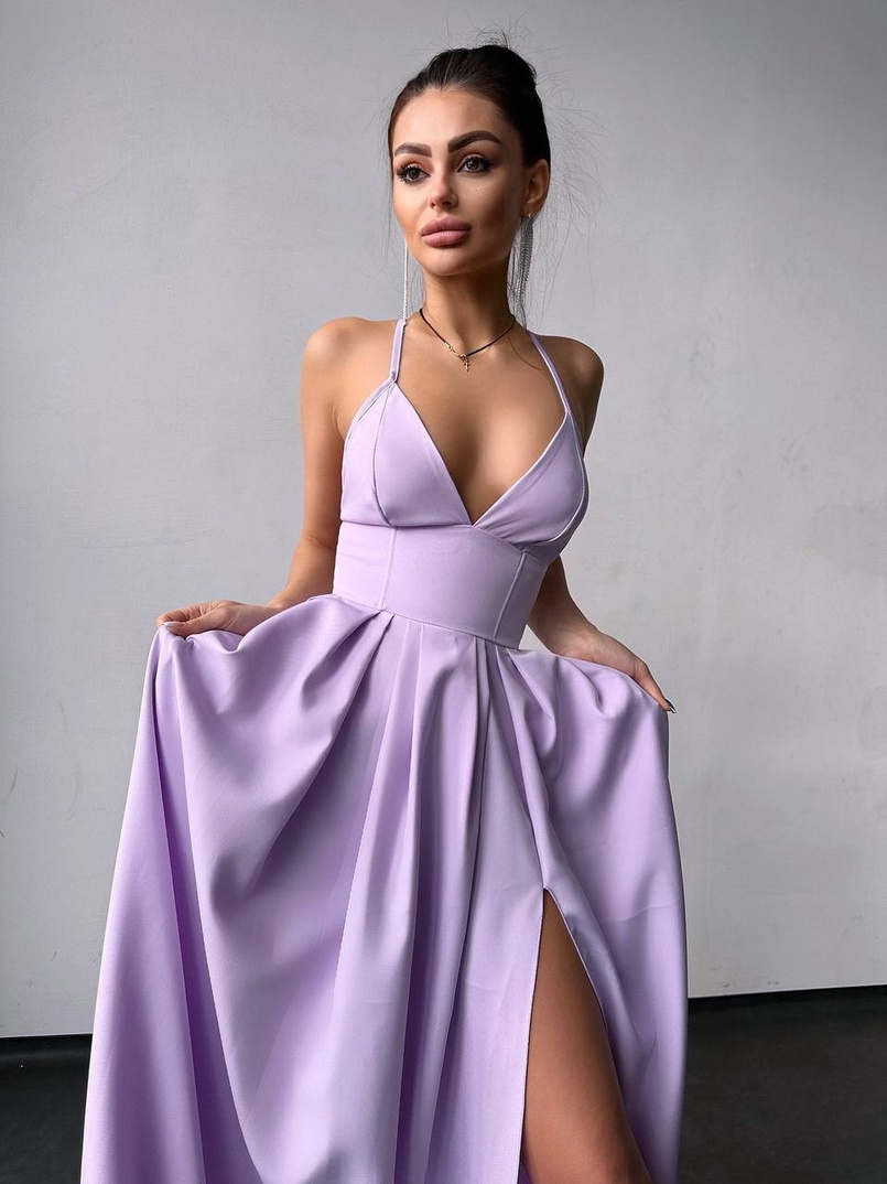 Сукня максі  з корсетним верхом і чашечками  | PUSHKA SHOP