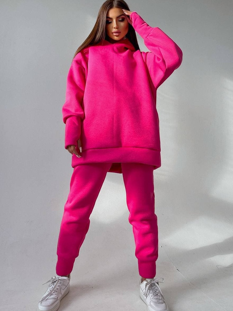 Тёплый комплект: худи + спортивные штаны Тёплый комплект: худи + спортивные штаны | PUSHKA SHOP