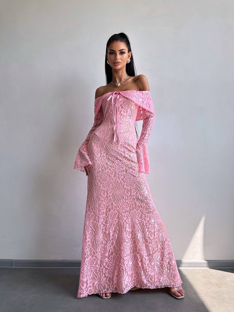 Мереживна сукня максі   Мереживна сукня максі   | PUSHKA SHOP