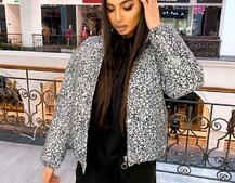 Рефлективный укорочённый зимний дутик Рефлективный укорочённый зимний дутик | PUSHKA SHOP