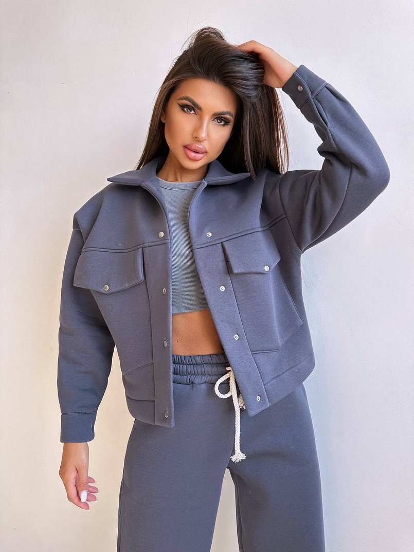 Комплект: тепла сорочка на кнопках + джоггери Комплект: тепла сорочка на кнопках + джоггери | PUSHKA SHOP