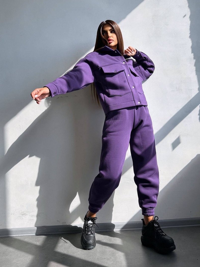 Комплект: тепла сорочка на кнопках + джоггери | PUSHKA SHOP