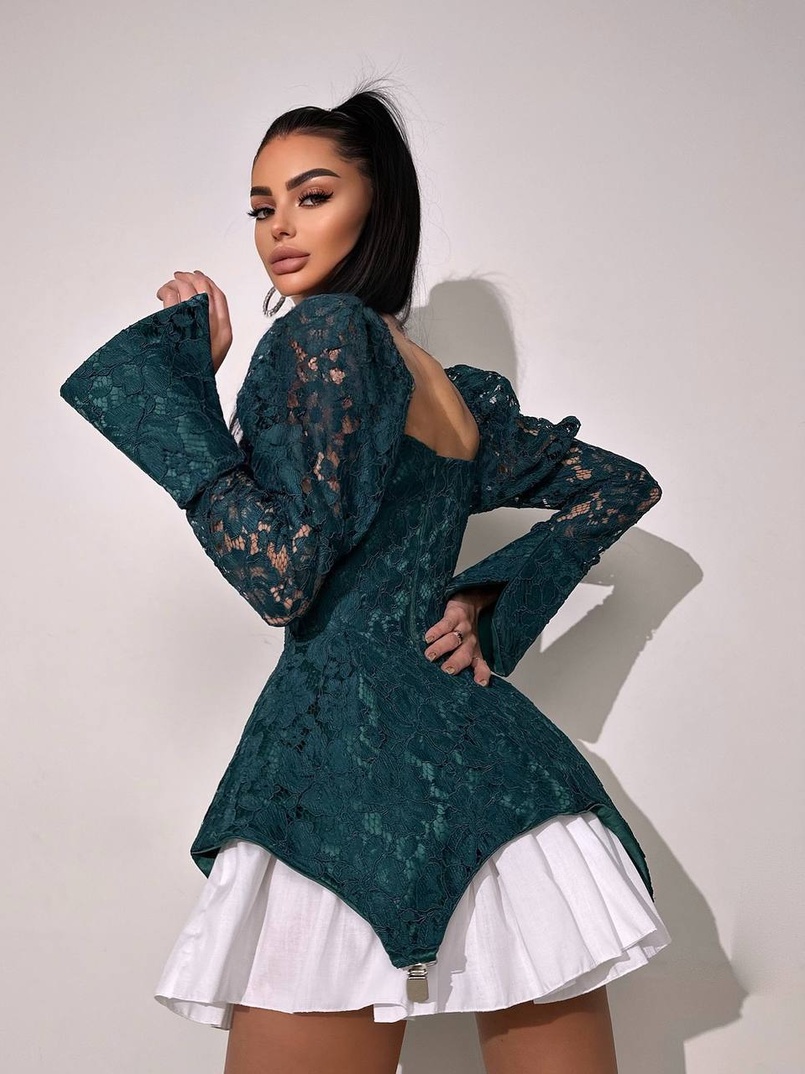 Мереживна сукня з чашечками Мереживна сукня з чашечками | PUSHKA SHOP