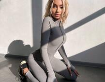 Трикотажний комбінезон з відкритою спиною  | PUSHKA SHOP