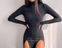 Сукня міді з розрізами | PUSHKA SHOP