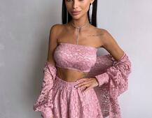 Мереживний комплект трійка  | PUSHKA SHOP