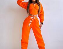 Комплект на флісі : худі з елементами корсету + штани  | PUSHKA SHOP