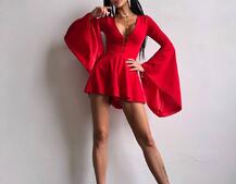 Ромпер з розкльошеними рукавами Ромпер з розкльошеними рукавами | PUSHKA SHOP