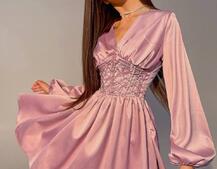 Корсетное платье с пышной юбкой   | PUSHKA SHOP