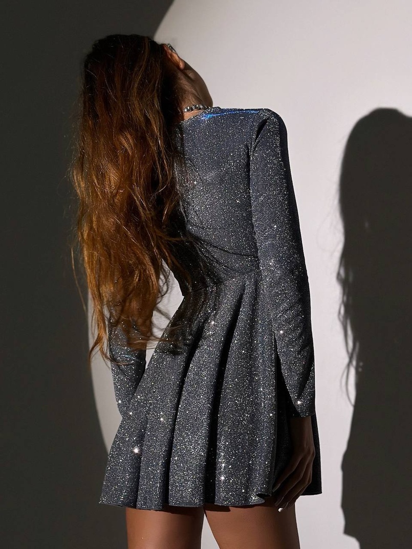 Блискуча корсетна сукня з пишною спідницею | PUSHKA SHOP