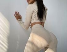 Трикотажный комплект: топ + леггинсы    | PUSHKA SHOP