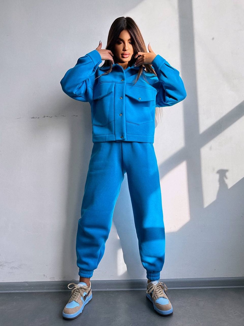 Комплект: тепла сорочка на кнопках + джоггери Комплект: тепла сорочка на кнопках + джоггери | PUSHKA SHOP