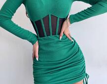 Сукня-міні з елементами корсету Довжину спідниці можна регулювати Сукня-міні з елементами корсету Довжину спідниці можна регулювати | PUSHKA SHOP