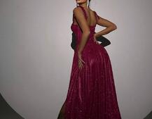 ✨Блискуча сукня максі з чашечками ✨ ✨Блискуча сукня максі з чашечками ✨ | PUSHKA SHOP