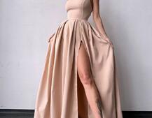 Сукня максі  зі шнурівкою на спинці | PUSHKA SHOP