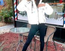 Рефлективный укорочённый зимний дутик Рефлективный укорочённый зимний дутик | PUSHKA SHOP