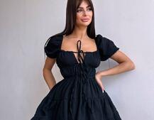 Муслінова сукня з рюшами   Муслінова сукня з рюшами   | PUSHKA SHOP