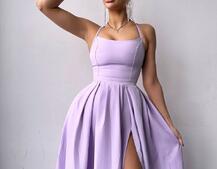 Сукня максі зі шнурівкою на спинці Сукня максі зі шнурівкою на спинці | PUSHKA SHOP